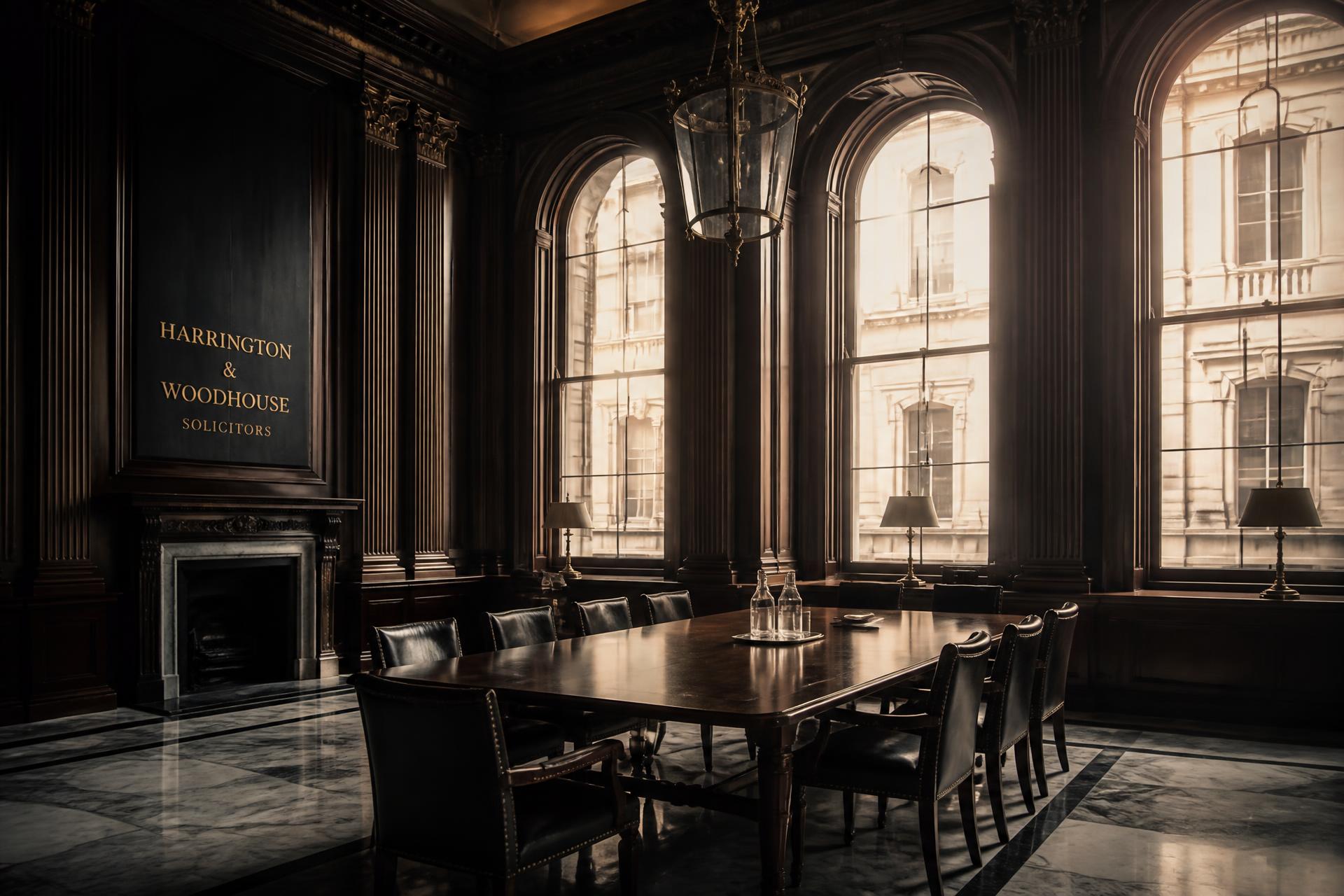The panelled boardroom of the firm's London headquarters